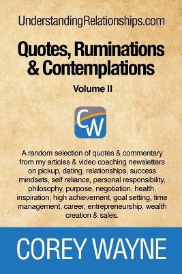 Book cover for Quotes, Ruminations & Contemplations - Volume II