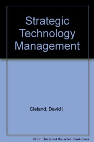 Cover of Strategic Technology Management