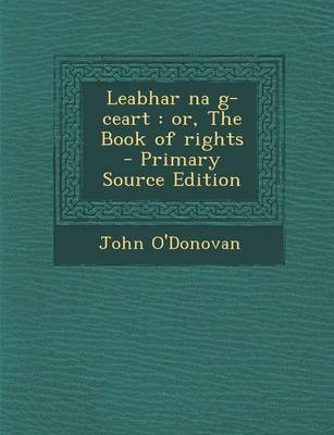 Book cover for Leabhar Na G-Ceart