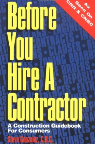 Cover of Before You Hire a Contractor