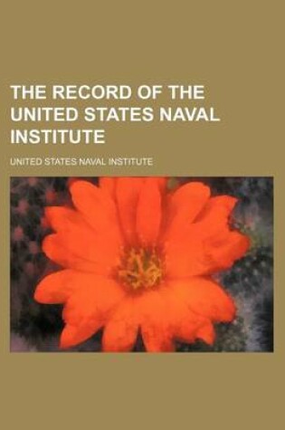 Cover of The Record of the United States Naval Institute