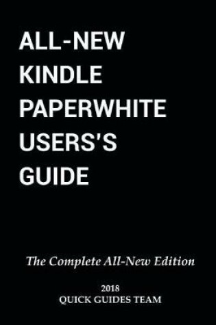 Cover of All-New Kindle Paperwhite User's Guide