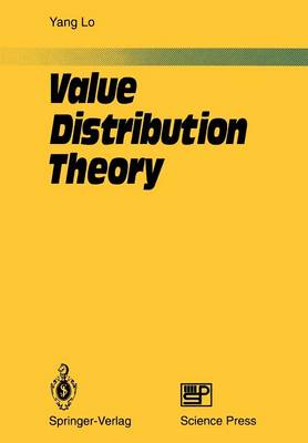 Book cover for Value Distribution Theory