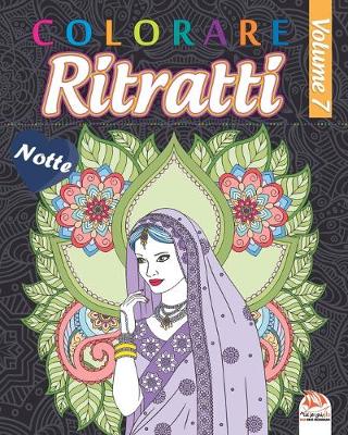 Book cover for Colorare Ritratti 7 - Notte