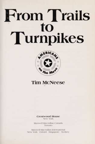 Cover of From Trails to Turnpikes