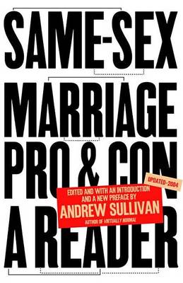 Cover of Same-Sex Marriage