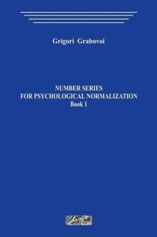 Cover of Number Series for Psychological Normalization. Book1