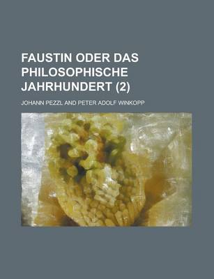 Book cover for Faustin Oder Das Philosophische Jahrhundert (2)