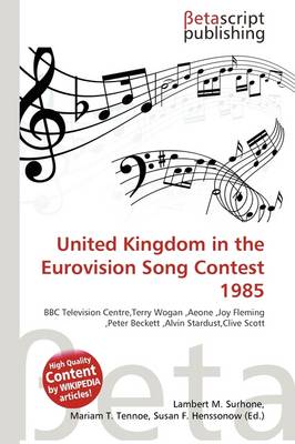 Cover of United Kingdom in the Eurovision Song Contest 1985