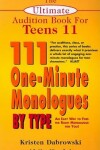 Book cover for 111 One-Minute Monologues by Type