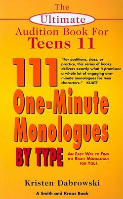 Book cover for 111 One-Minute Monologues by Type