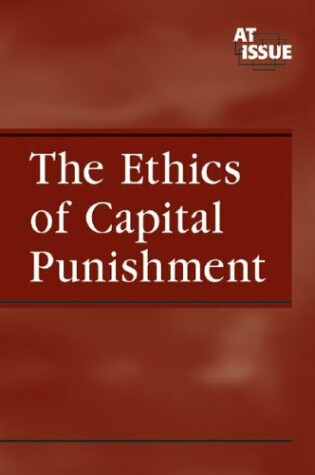 Cover of The Ethics of Capital Punishment