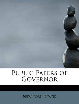 Book cover for Public Papers of Governor