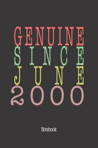 Cover of Genuine Since June 2000