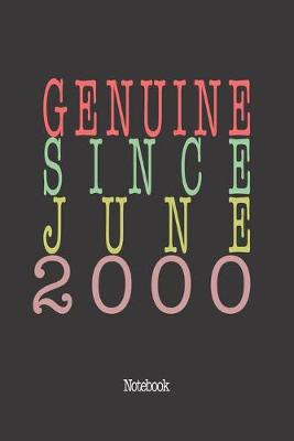 Book cover for Genuine Since June 2000