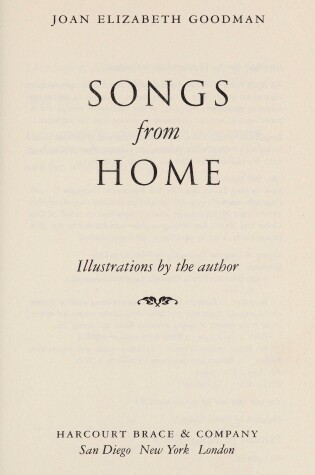 Cover of Songs from Home