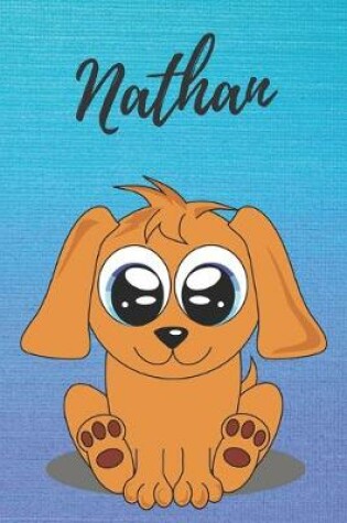 Cover of Nathan dog coloring book / notebook / journal / diary