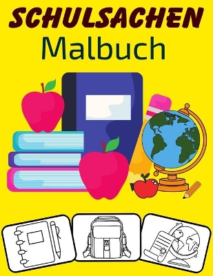 Book cover for Schulsachen Malbuch