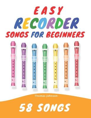 Book cover for Easy Recorder Songs For Beginners