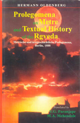 Book cover for Prolegomenon on Metre and Textual History of the Rig Veda