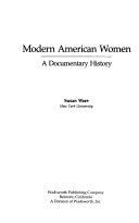 Book cover for Modern American Women