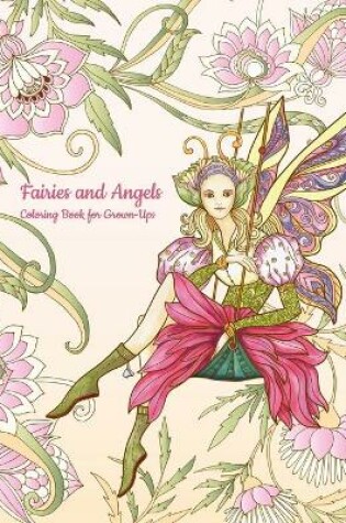 Cover of Fairies and Angels Coloring Book for Grown-Ups 1