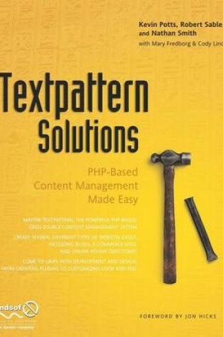 Cover of Textpattern Solutions: PHP-Based Content Management Made Easy