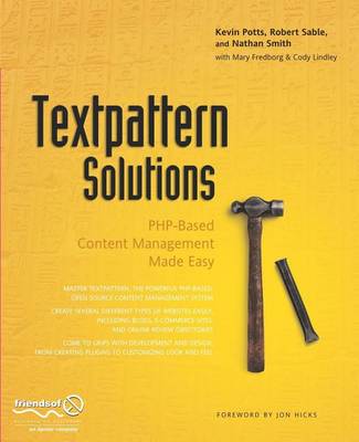 Book cover for Textpattern Solutions: PHP-Based Content Management Made Easy