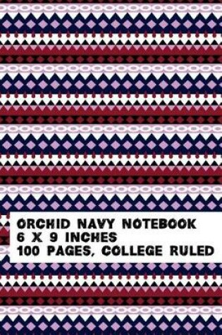 Cover of Orchid Navy Notebook