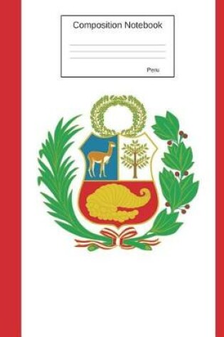 Cover of Composition Notebook Peru