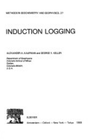 Cover of Induction Logging