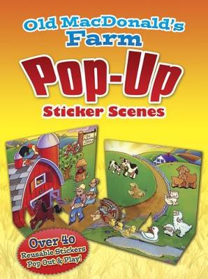 Book cover for Old Macdonald's Farm Popup Sticker Scenes