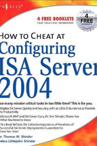 Cover of How to Cheat at Configuring ISA Server 2004