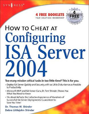 Book cover for How to Cheat at Configuring ISA Server 2004