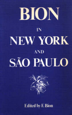 Book cover for Bion in New York and Sao Paulo