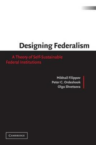 Cover of Designing Federalism