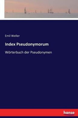 Cover of Index Pseudonymorum