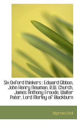 Book cover for Six Oxford Thinkers