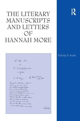 Cover of The Literary Manuscripts and Letters of Hannah More