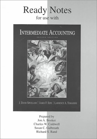 Book cover for Ready Notes for Use with Intermediate Accounting