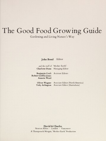 Book cover for Good Food Growing Guide