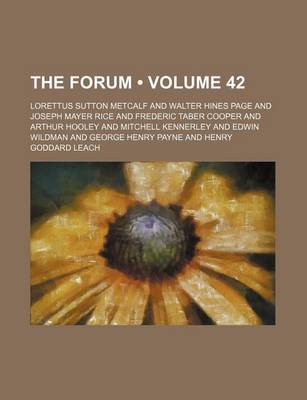 Book cover for The Forum (Volume 42)