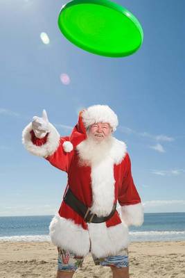 Book cover for Santa Claus at the Beach Holiday in the Tropics Journal