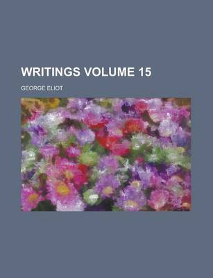 Book cover for Writings Volume 15
