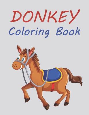 Book cover for Donkey Coloring Book