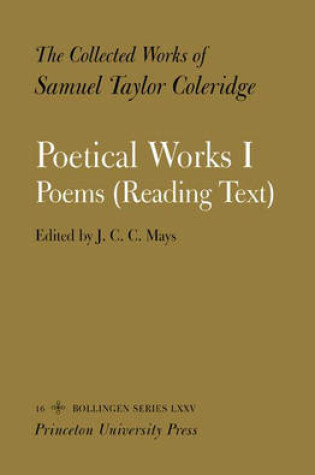 Cover of The Collected Works of Samuel Taylor Coleridge, Vol. 16, Part 1