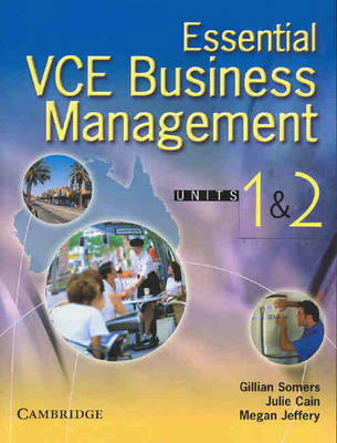 Book cover for Essential VCE Business Management Units 1 and 2 with CD-Rom