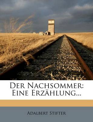 Book cover for Der Nachsommer. Eine Erzahlung, Vierte Auflage