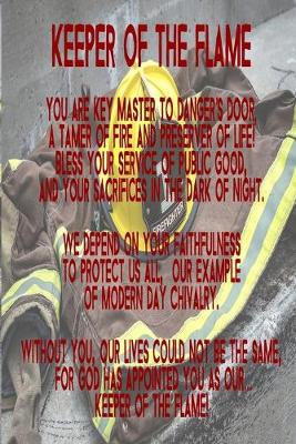 Book cover for Keeper Of The Flame Firefighter Gear Prayer Journal