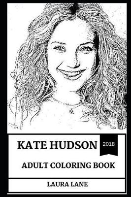 Book cover for Kate Hudson Adult Coloring Book